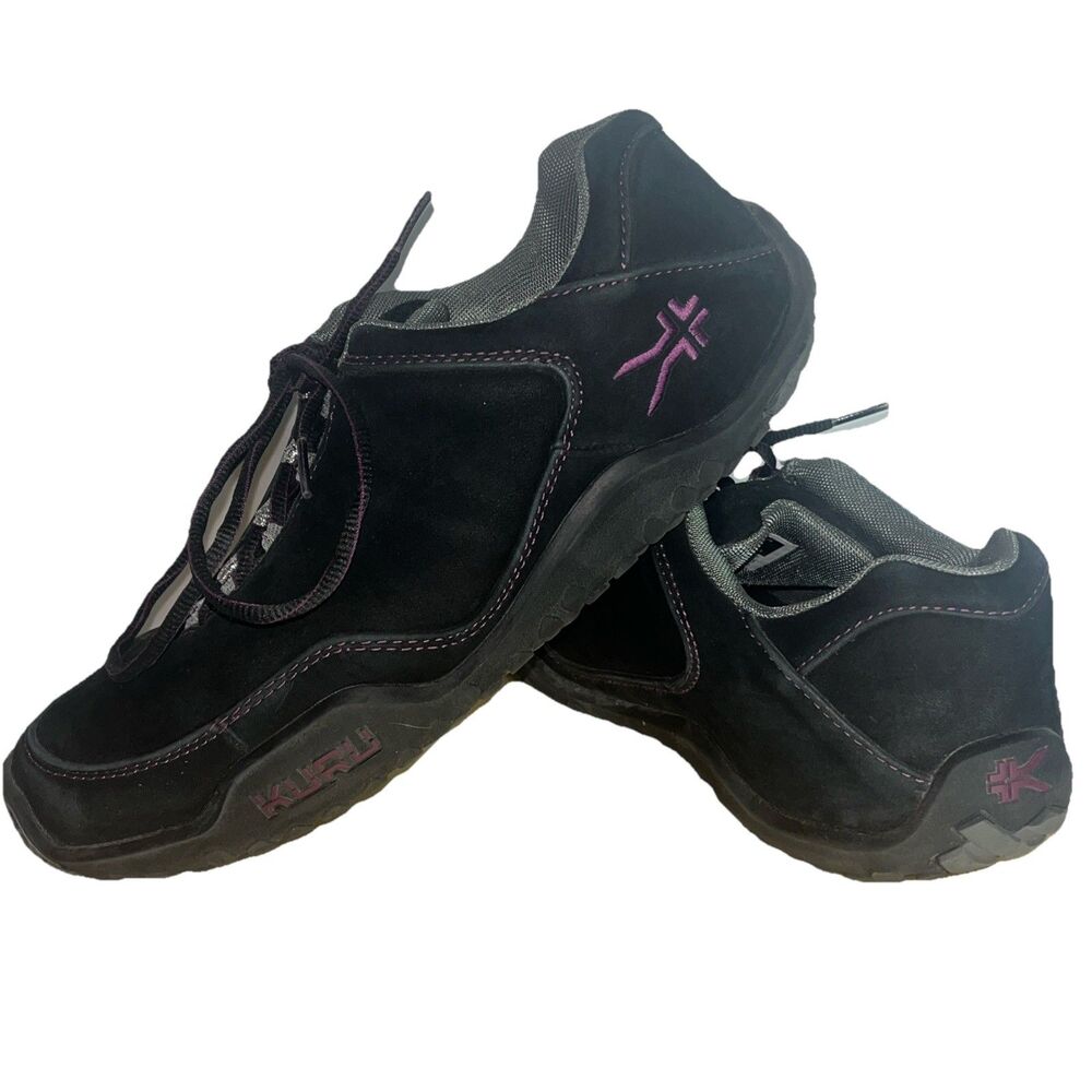 Kuru Chicane Athletic Shoes Womens Size 11 US EUR 42.5 Jet Black Boysenberry